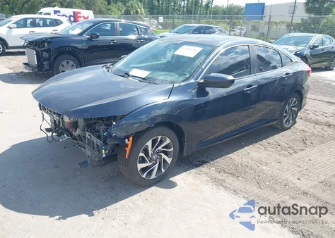 2016 Honda Civic Ex из США, поврежденный, VIN 19XFC2F70GE023183